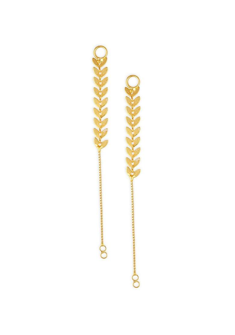 Set Of 2 Gold Plated Classic Ear Cuffs