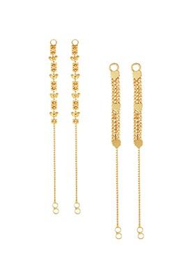 Set Of 2 Gold Plated Classic Ear Cuffs