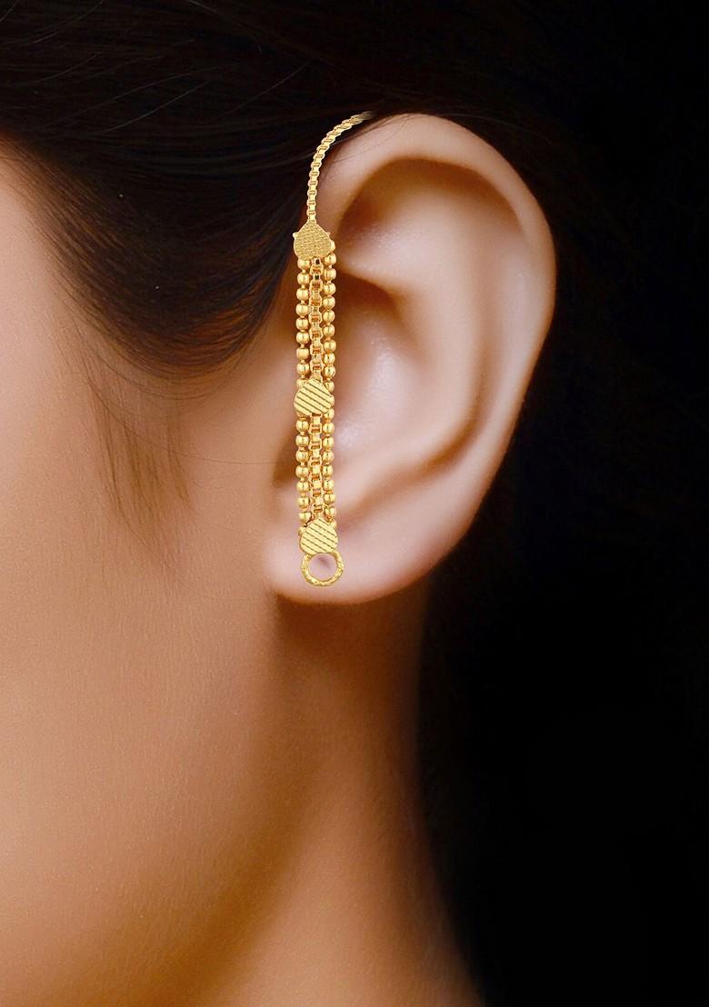 Set Of 2 Gold Plated Classic Ear Cuffs