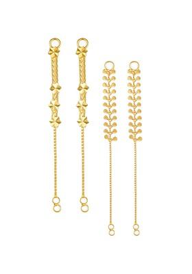 Set Of 2 Gold Plated Classic Ear Cuffs