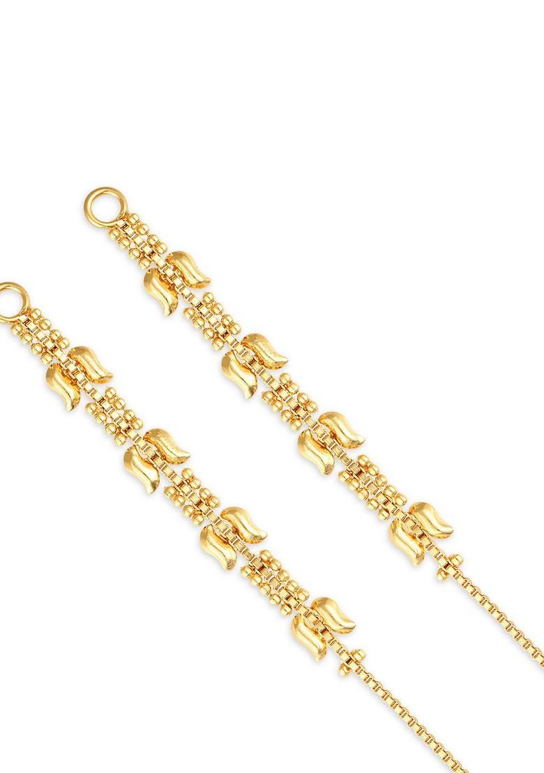 Set Of 2 Gold Plated Classic Ear Cuffs