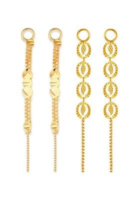 Set Of 2 Gold Plated Classic Ear Cuffs