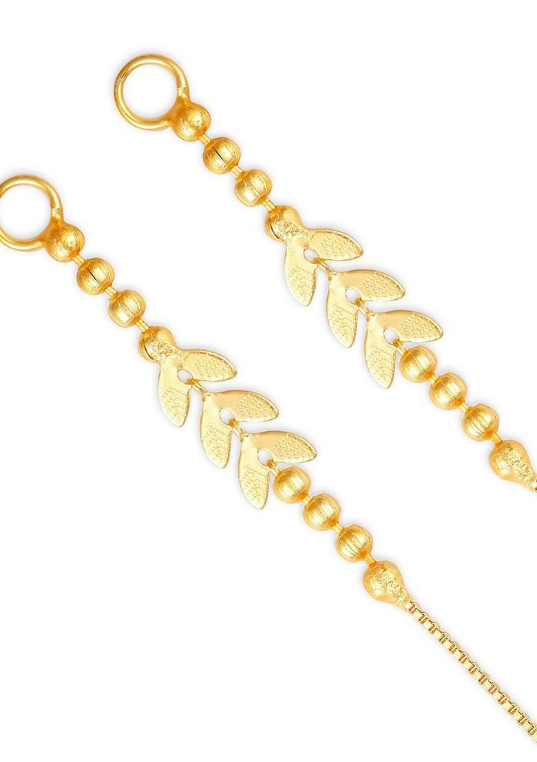 Pack Of 2 Gold Plated Classic Ear Cuff Chains