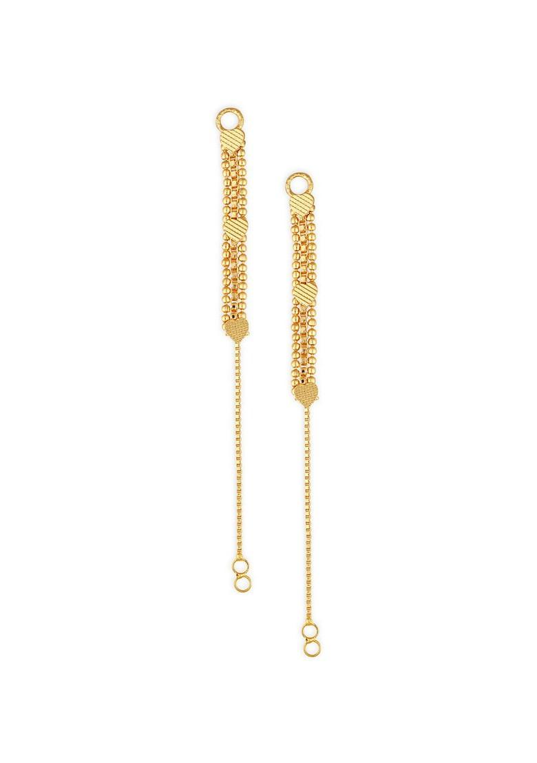 Pack Of 2 Gold Plated Classic Ear Cuff Chains
