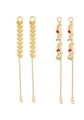 Set Of 2 Gold Plated Classic Ear Cuffs
