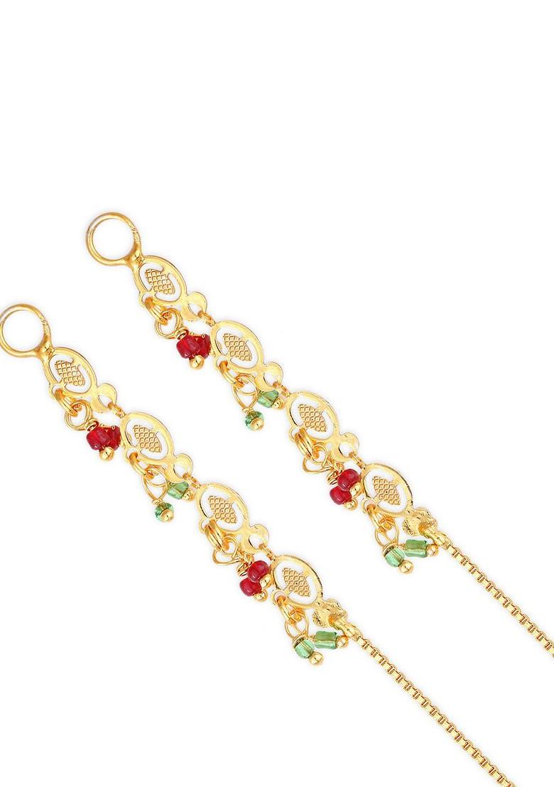 Set Of 2 Gold Plated Classic Ear Cuffs
