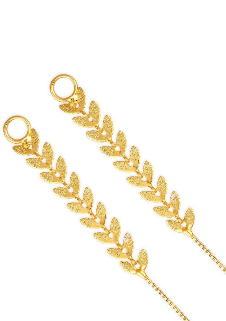 Set Of 2 Gold Plated Classic Ear Cuffs