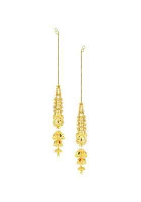 Gold Plated Dome Shaped Jumkas Earrings