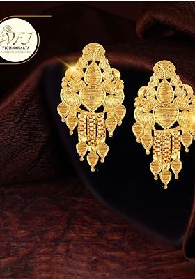 Gold Plated Classic Drop Earrings
