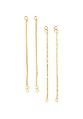 Set Of 2 Gold Plated Classic Ear Cuffs