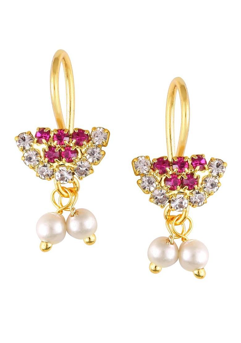 Gold Plated Teardrop Shaped Ear Cuff