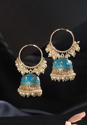 Women Dome Shaped Jhumkas Earrings