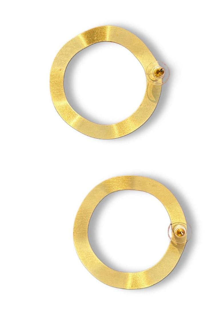 Contemporary Hoop Earrings - Indya