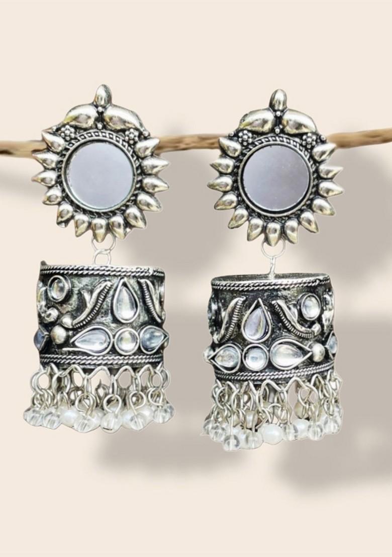 Contemporary Jhumkas Earrings