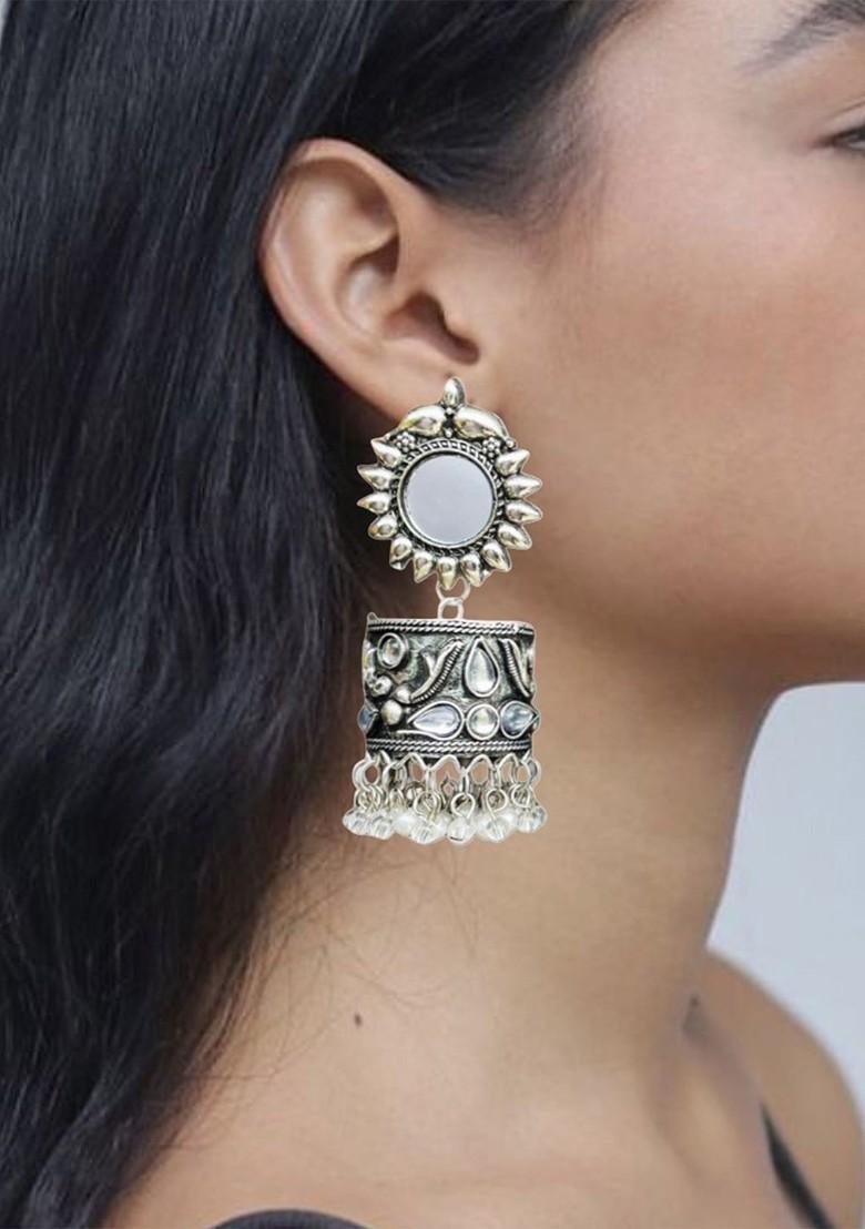 Contemporary Jhumkas Earrings