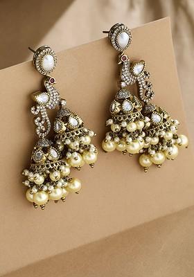 Contemporary Jhumkas Earrings