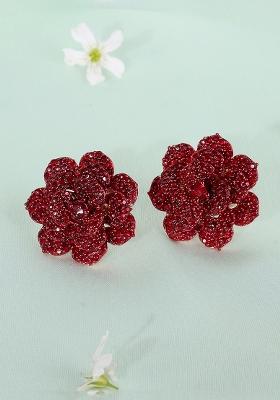 Women Floral Studs Earrings