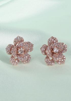 Women Floral Studs Earrings