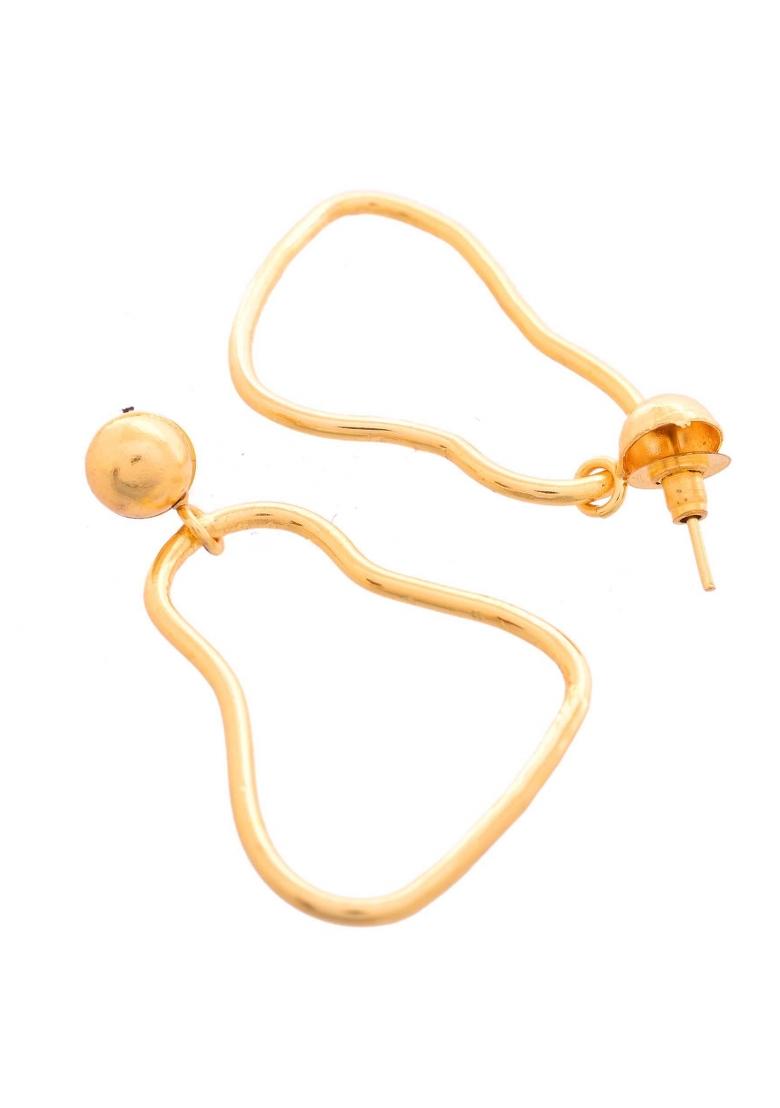 18K Gold Plated Anti Tarnish Designer Drop Earrings