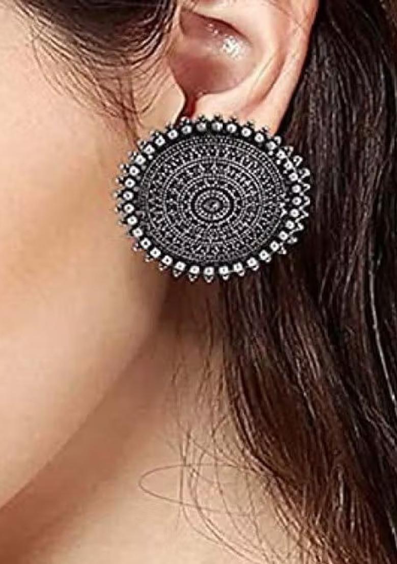 Cocktail Style Oxidised Earrings For Women