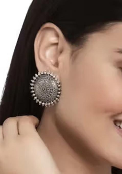 Cocktail Style Oxidised Earrings For Women
