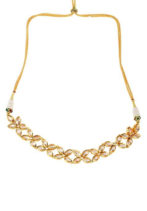 Silver Handcrafted Kundan Choker Necklace