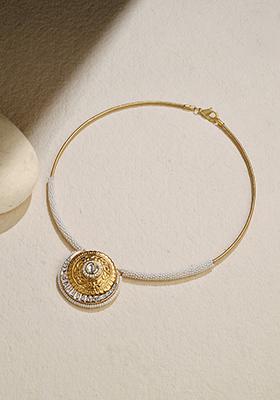 Gold Plated Minimal Mystique Necklace