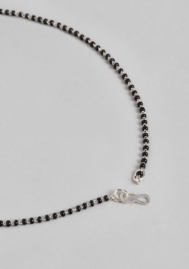 Silver Plated Cubic Zircon American Diamond Mangalsutra