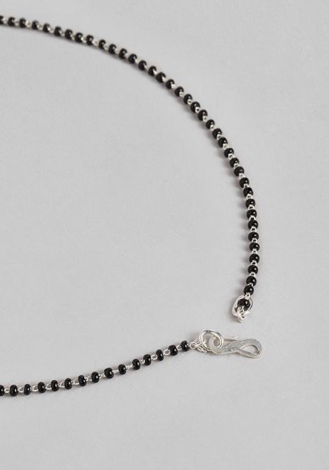 Silver Plated Cubic Zircon American Diamond Mangalsutra