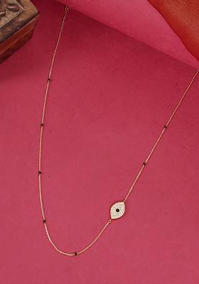 Gold Plated Cubic Zircon American Diamond Mangalsutra