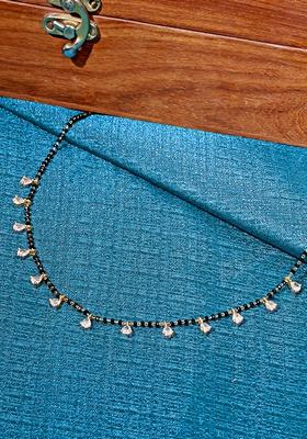 Gold Plated Cubic Zircon American Diamond Mangalsutra