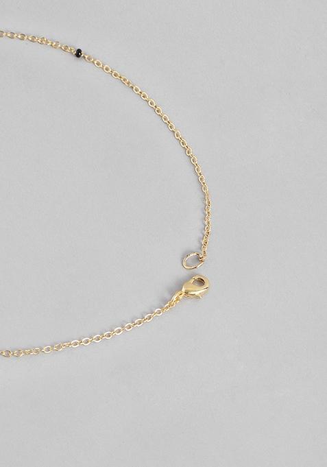 Gold Plated Cubic Zircon American Diamond Mangalsutra