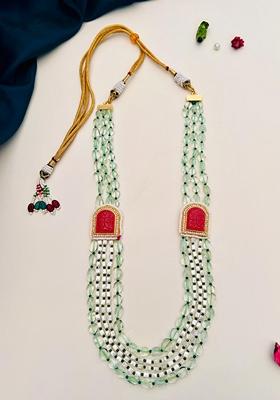 Gold Plated Cubic Zircon American Diamond Necklace