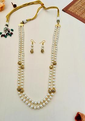 Gold Plated Cubic Zircon American Diamond Necklace
