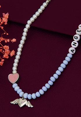 Multicolor Rhodium Plated Necklace Chain