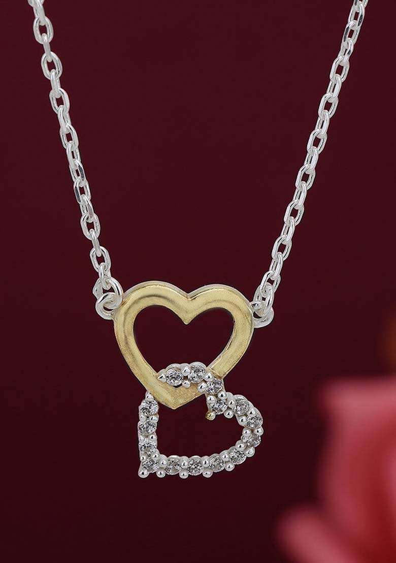 Silver Rhodium Plated Necklace Chain - Indya
