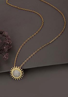 Gold Plated Pendant Necklace