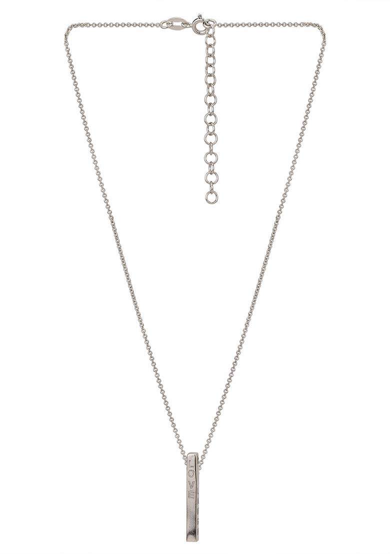 Silver Rhodium Plated Necklace Chain - Indya