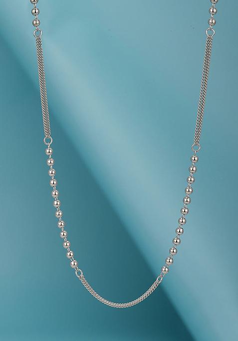 Silver Rhodium Plated Necklace Chain