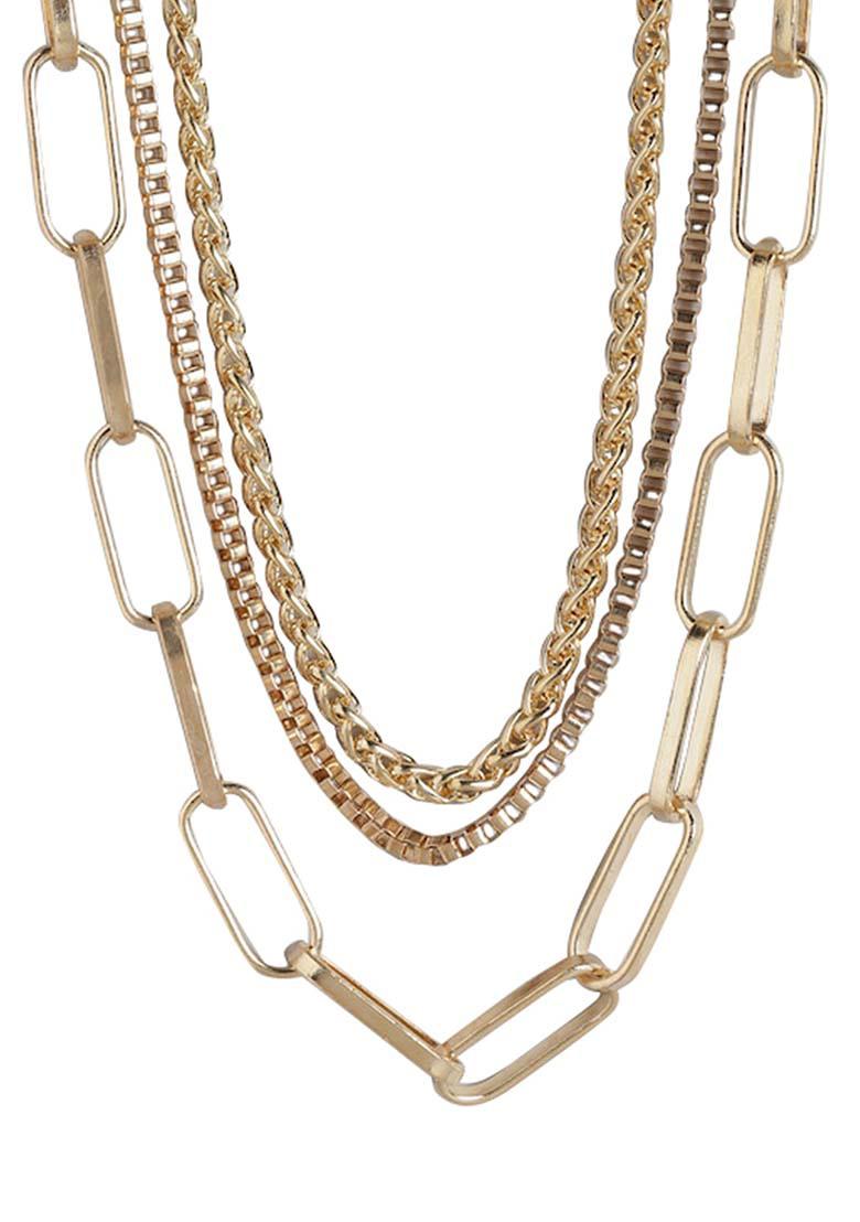 Gold Plated Necklace Chain - Indya