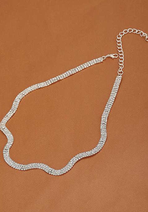 Silver Rhodium Plated Necklace Chain