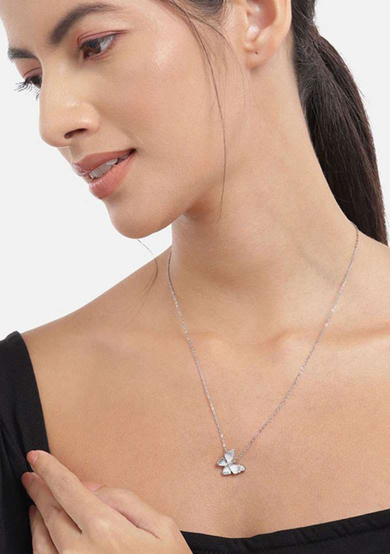 Silver Plated Necklace Chain - Indya