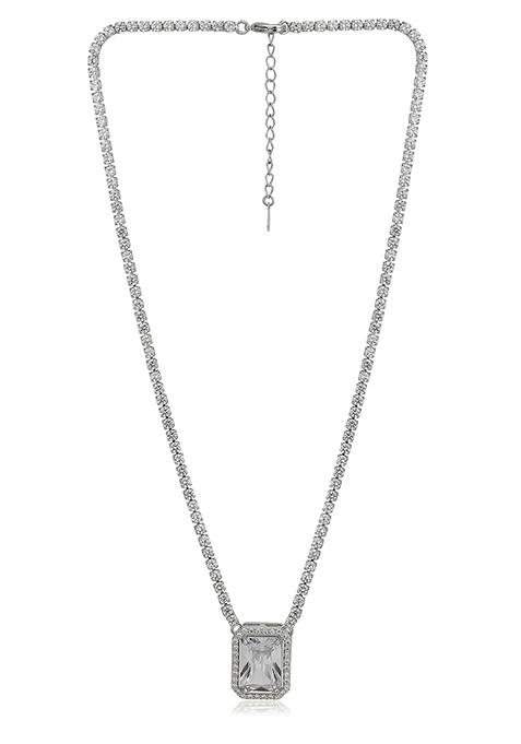 Silver Rhodium Plated Necklace Chain