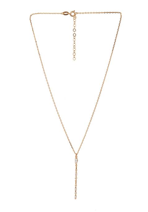 Rose Gold Plated Pendant Necklace