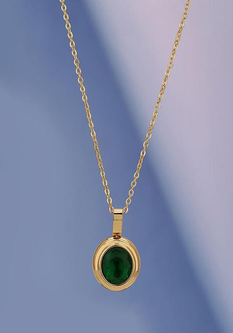 Gold Plated Pendant Necklace