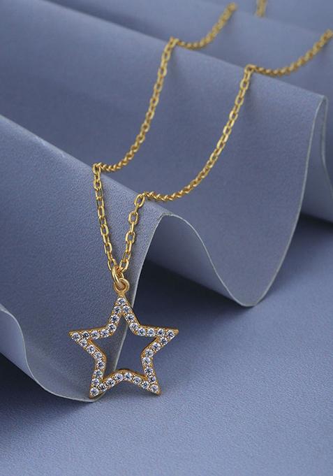 Gold Plated Pendant Necklace