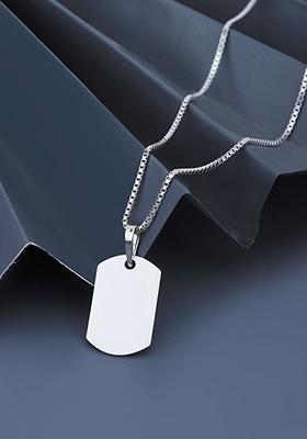 Silver Rhodium Plated Pendant Necklace