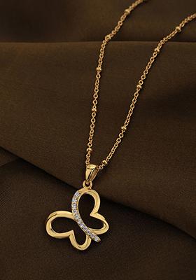 Gold Plated Pendant Necklace