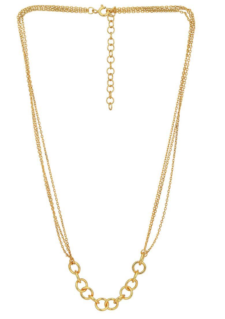 Gold Plated Necklace Chain - Indya
