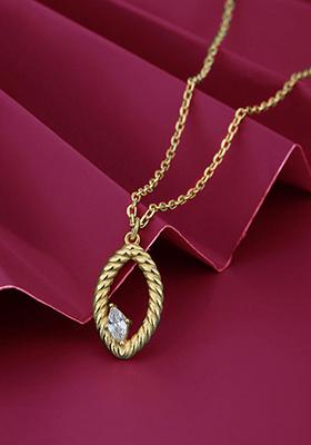 Gold Plated Pendant Necklace